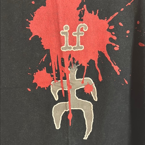 SALE Mindless Self Indulgence T-Shirt with Red IF Design - Picture 3 of 5